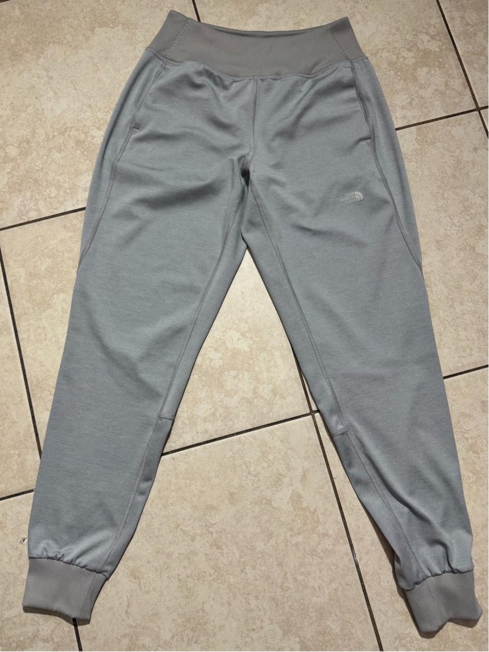 The North Face Grey Ribbed Waist Jogger Pants